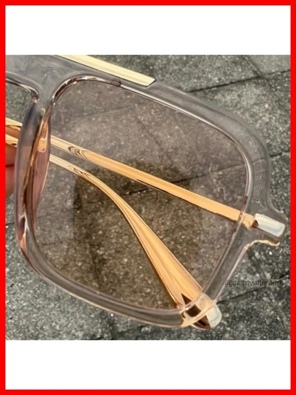Vintage Oversized Pilot Sunglasses UV400 Protection Metal Frame